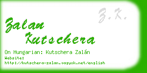 zalan kutschera business card